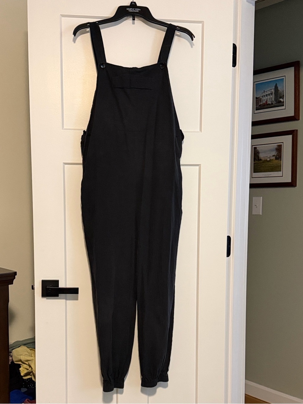 Black Women’s Overalls Jumpsuit - Classic Casual